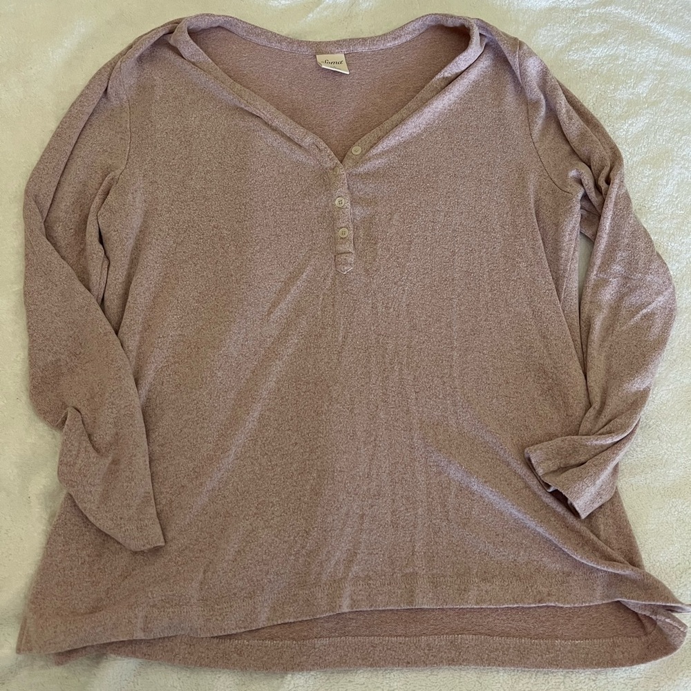 Soma Brushed Cozy Henley
